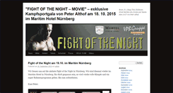 Desktop Screenshot of fight-of-the-night.de
