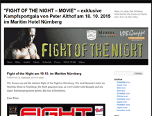 Tablet Screenshot of fight-of-the-night.de